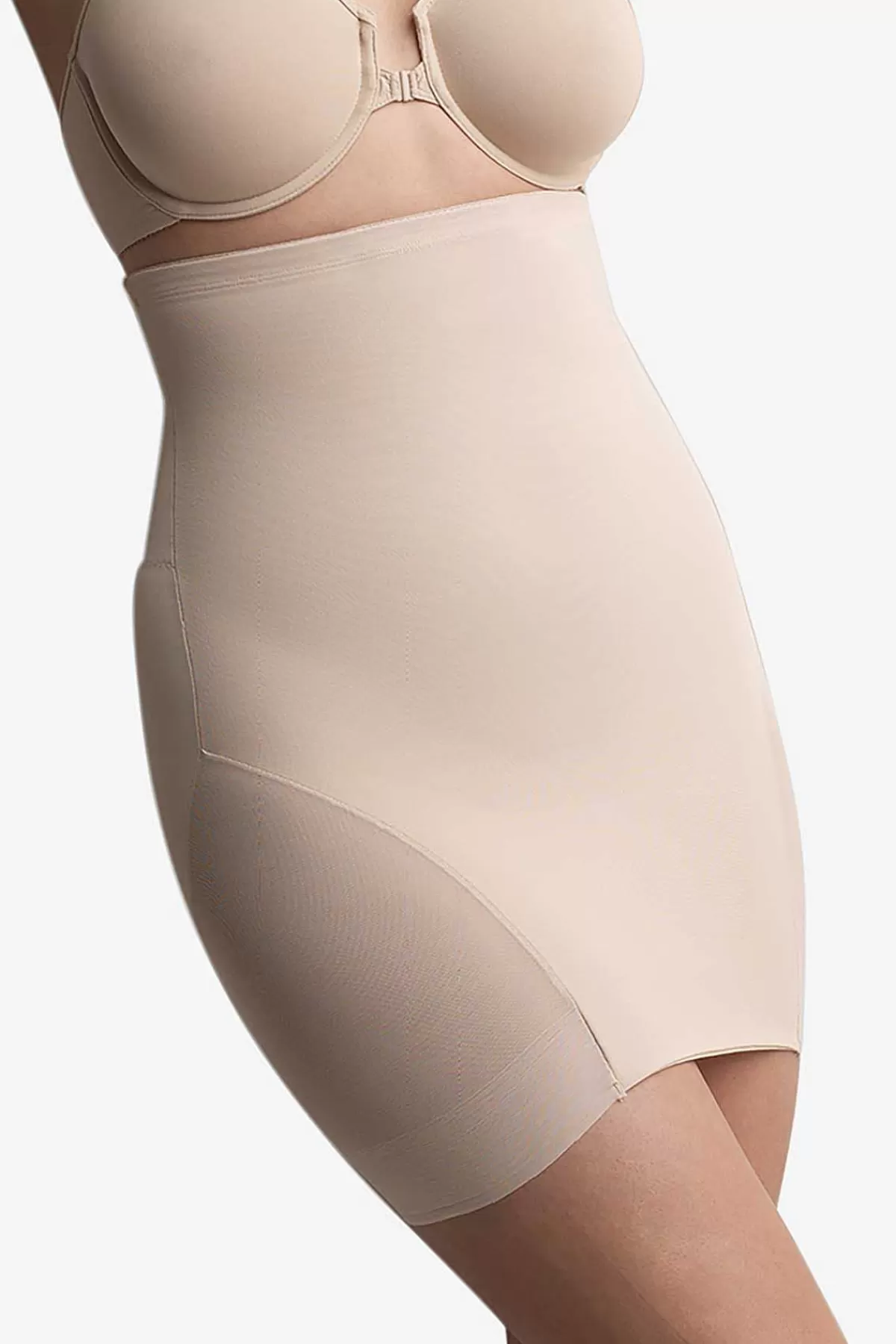 Hot Sexy Pure Extra Stevige Controle Halve Slip Met Hoge Taille Vrouwen Dij Slanker